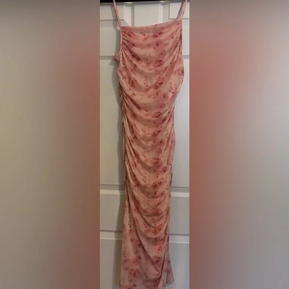 SHEIN Pink Floral Dress Size M - Picture 2 of 4